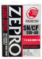 ������ �������� ����� Idemitsu Zepro Euro Spec Sn/Cf 5W40 4� ������������� | ������� 1849041