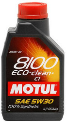 ������ �������� ����� Motul 8100 Eco Clean Plus ������������� | ������� 101580