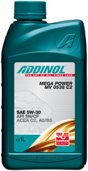 ������ �������� ����� Addinol Mega Power MV 0538 C2 5W-30, 1� ������������� | ������� 4014766241177