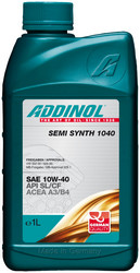 ������ �������� ����� Addinol Semi Synth 1040, 1� ����������������� | ������� 4014766072702